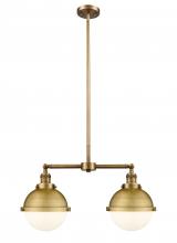  209-BB-HFS-81-BB-LED - Hampden - 2 Light - 18 inch - Brushed Brass - Stem Hung - Island Light