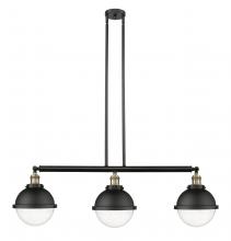  213-BAB-HFS-84-BK - Hampden - 3 Light - 42 inch - Black Antique Brass - Stem Hung - Island Light