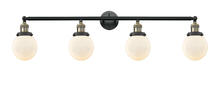  215-BAB-G201-6 - Beacon - 4 Light - 42 inch - Black Antique Brass - Bath Vanity Light