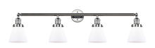  215-PC-G61 - Cone - 4 Light - 42 inch - Polished Chrome - Bath Vanity Light