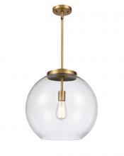 Innovations Lighting 221-1S-BB-G122-16-LED - Athens - 1 Light - 16 inch - Brushed Brass - Stem Hung - Pendant