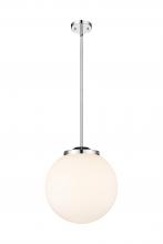  221-1S-PC-G201-14 - Beacon - 1 Light - 16 inch - Polished Chrome - Cord hung - Pendant