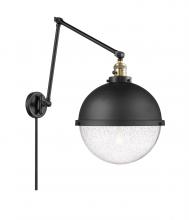  238-BAB-HFS-124-BK - Hampden - 1 Light - 13 inch - Black Antique Brass - Swing Arm