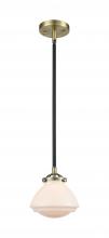  284-1S-BAB-G321 - Olean - 1 Light - 7 inch - Black Antique Brass - Cord hung - Mini Pendant