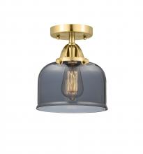  288-1C-SG-G73 - Bell - 1 Light - 8 inch - Satin Gold - Semi-Flush Mount