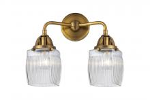  288-2W-BB-G302-LED - Colton - 2 Light - 14 inch - Brushed Brass - Bath Vanity Light