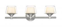 Innovations Lighting 311-3W-SN-CLW-LED - Laguna - 3 Light - 24 inch - Satin Nickel - Bath Vanity Light