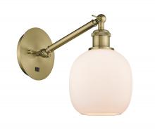 Innovations Lighting 317-1W-AB-G101-LED - Belfast - 1 Light - 6 inch - Antique Brass - Sconce