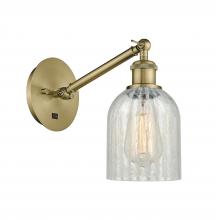  317-1W-AB-G2511-LED - Caledonia - 1 Light - 5 inch - Antique Brass - Sconce