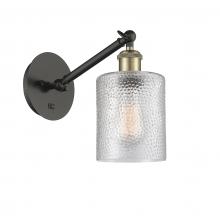 Innovations Lighting 317-1W-BAB-G112-LED - Cobbleskill - 1 Light - 5 inch - Black Antique Brass - Sconce