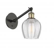  317-1W-BAB-G462-6-LED - Norfolk - 1 Light - 6 inch - Black Antique Brass - Sconce