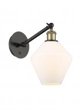  317-1W-BAB-G651-8-LED - Cindyrella - 1 Light - 8 inch - Black Antique Brass - Sconce