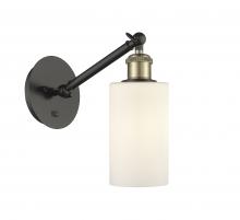  317-1W-BAB-G801-LED - Clymer - 1 Light - 4 inch - Black Antique Brass - Sconce