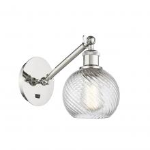  317-1W-PN-G121-6 - Athens - 1 Light - 6 inch - Polished Nickel - Sconce