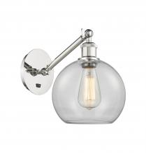  317-1W-PN-G122-8 - Athens - 1 Light - 8 inch - Polished Nickel - Sconce