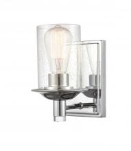  417-1W-PC-SDY-LED - Manhattan - 1 Light - 5 inch - Polished Chrome - Bath Vanity Light