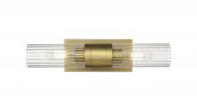  429-2WL-BB-G429-8CL - Empire - 2 Light - 5 inch - Brushed Brass - Bath Vanity Light