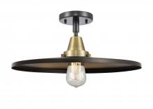 Innovations Lighting 447-1C-BAB-MFR-BK-16-LED - Appalachian - 1 Light - 16 inch - Black Antique Brass - Flush Mount