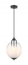  453-3P-BK-G453-10WCL - Fall Brook - 3 Light - 10 inch - Matte Black - Pendant