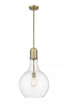 Innovations Lighting 492-1S-BB-G582-14-LED - Amherst - 1 Light - 14 inch - Brushed Brass - Stem hung - Pendant