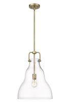 Innovations Lighting 494-1S-BB-G592-14-LED - Haverhill - 1 Light - 14 inch - Brushed Brass - Stem hung - Pendant