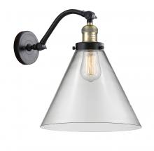  515-1W-BAB-G42-L - Cone - 1 Light - 12 inch - Black Antique Brass - Sconce