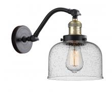  515-1W-BAB-G74 - Bell - 1 Light - 8 inch - Black Antique Brass - Sconce