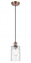 Innovations Lighting 516-1P-AC-G352-LED - Candor - 1 Light - 5 inch - Antique Copper - Cord hung - Mini Pendant