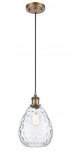 Innovations Lighting 516-1P-BB-G372-LED - Waverly - 1 Light - 8 inch - Brushed Brass - Cord hung - Mini Pendant