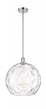 Innovations Lighting 516-1S-PC-G1215-14 - Athens Water Glass - 1 Light - 13 inch - Polished Chrome - Pendant