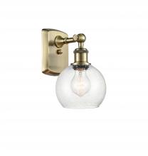  516-1W-AB-G124-6 - Athens - 1 Light - 6 inch - Antique Brass - Sconce