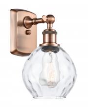  516-1W-AC-G362-LED - Waverly - 1 Light - 6 inch - Antique Copper - Sconce