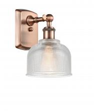 Innovations Lighting 516-1W-AC-G412-LED - Dayton - 1 Light - 6 inch - Antique Copper - Sconce