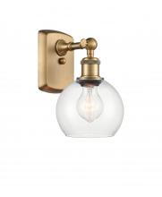  516-1W-BB-G122-6 - Athens - 1 Light - 6 inch - Brushed Brass - Sconce