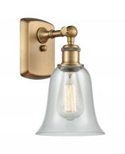 Innovations Lighting 516-1W-BB-G2812-LED - Hanover - 1 Light - 6 inch - Brushed Brass - Sconce