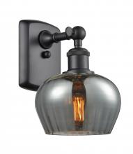 Innovations Lighting 516-1W-BK-G93 - Fenton - 1 Light - 7 inch - Matte Black - Sconce