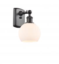  516-1W-OB-G121-6 - Athens - 1 Light - 6 inch - Oil Rubbed Bronze - Sconce