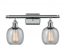  516-2W-PC-G104 - Belfast - 2 Light - 16 inch - Polished Chrome - Bath Vanity Light