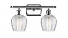  516-2W-PC-G462-6-LED - Norfolk - 2 Light - 16 inch - Polished Chrome - Bath Vanity Light