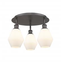  516-3C-OB-G651-6 - Cindyrella - 3 Light - 18 inch - Oil Rubbed Bronze - Flush Mount