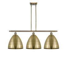  516-3I-AB-MBD-12-AB-LED - Bristol - 3 Light - 39 inch - Antique Brass - Cord hung - Island Light