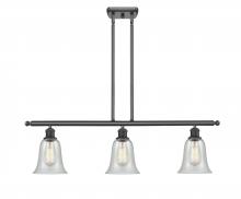  516-3I-BK-G2812-LED - Hanover - 3 Light - 36 inch - Matte Black - Cord hung - Island Light