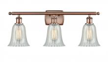 Innovations Lighting 516-3W-AC-G2811-LED - Hanover - 3 Light - 26 inch - Antique Copper - Bath Vanity Light