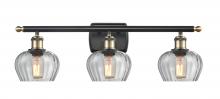 Innovations Lighting 516-3W-BAB-G92 - Fenton - 3 Light - 27 inch - Black Antique Brass - Bath Vanity Light