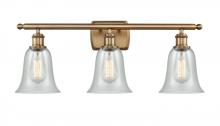  516-3W-BB-G2812-LED - Hanover - 3 Light - 26 inch - Brushed Brass - Bath Vanity Light