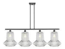  516-4I-BK-G212 - Springwater - 4 Light - 50 inch - Matte Black - Cord hung - Island Light