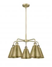  516-5CR-AB-MBC-8-AB - Berkshire - 5 Light - 26 inch - Antique Brass - Chandelier