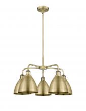  516-5CR-AB-MBD-75-AB - Bristol - 5 Light - 26 inch - Antique Brass - Chandelier