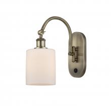  518-1W-AB-G111-LED - Cobbleskill - 1 Light - 5 inch - Antique Brass - Sconce