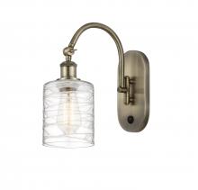  518-1W-AB-G1113-LED - Cobbleskill - 1 Light - 5 inch - Antique Brass - Sconce